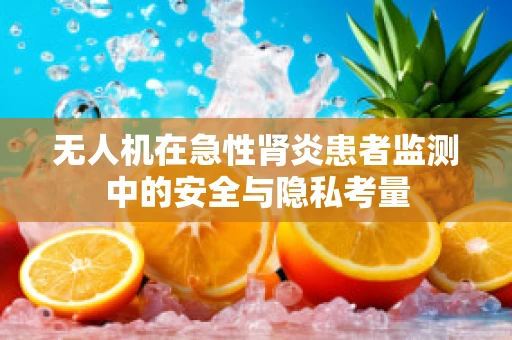 无人机在急性肾炎患者监测中的安全与隐私考量