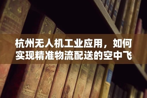 杭州无人机工业应用，如何实现精准物流配送的空中飞跃？