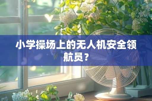 小学操场上的无人机安全领航员？