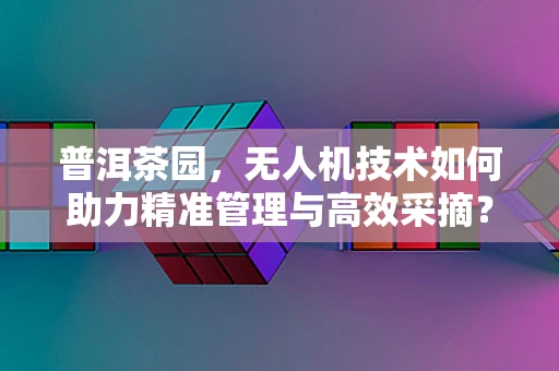 普洱茶园，无人机技术如何助力精准管理与高效采摘？