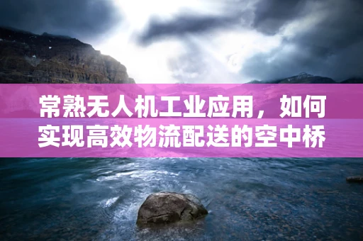 常熟无人机工业应用，如何实现高效物流配送的空中桥梁？