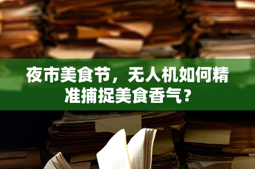 夜市美食节，无人机如何精准捕捉美食香气？