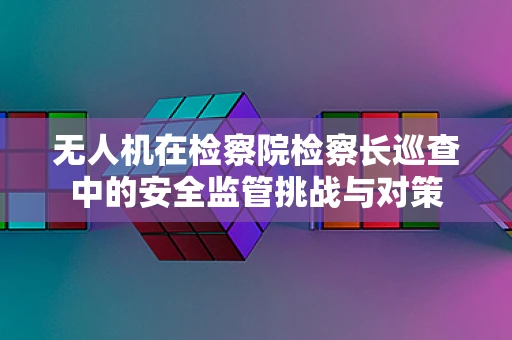 无人机在检察院检察长巡查中的安全监管挑战与对策